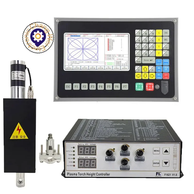 CNC 2-axis plasma flame control system SF-2100C height controller F1621 lifting body JYKB-100-DC24V