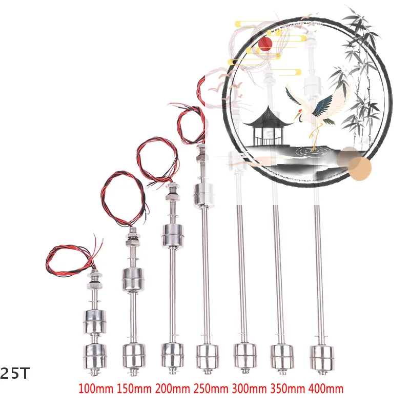 Double Balls Float Switch Stainless Steel Tank Pool Controller Water Level Liquid Flow Sensor