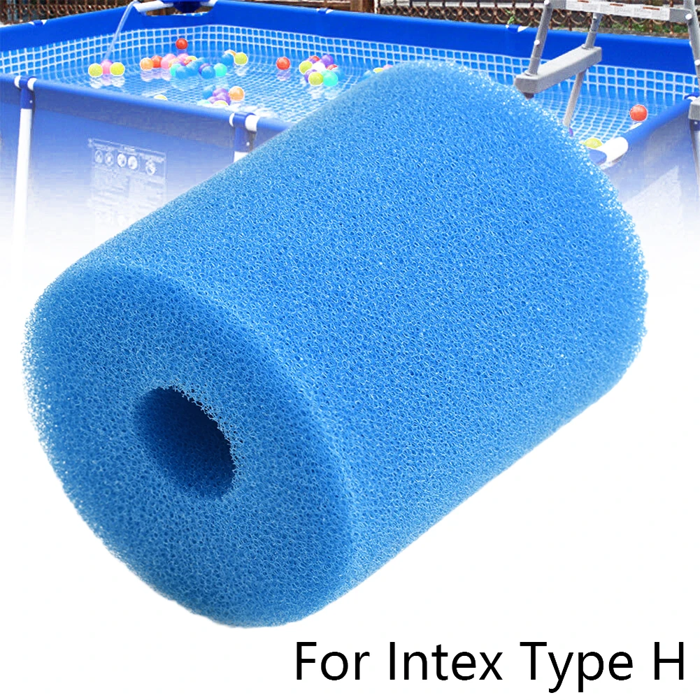 1/2/5/10 Pcs For Intex Type H Washable Reusable Swimming Pool Filter Foam Sponge Cartridge Foam Cartridge Sponge Pool Cleaner