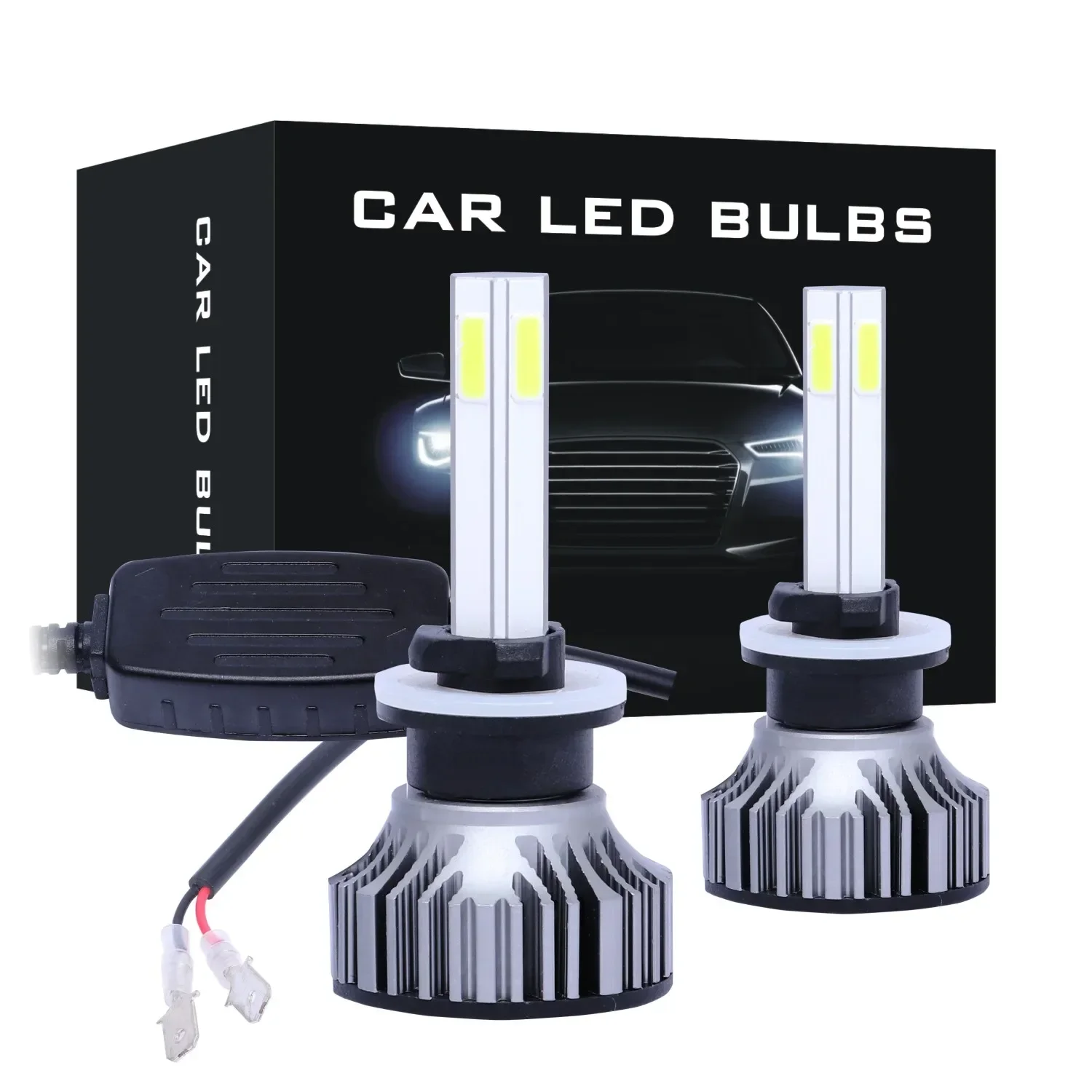 

2 PCS 880 LED Headlight Bulbs 80w H4 H7 H11 H13 LED Car Headlights 4 Side Lights 5202 9007 9005 9006 COB Bulb Fog Light 6000K