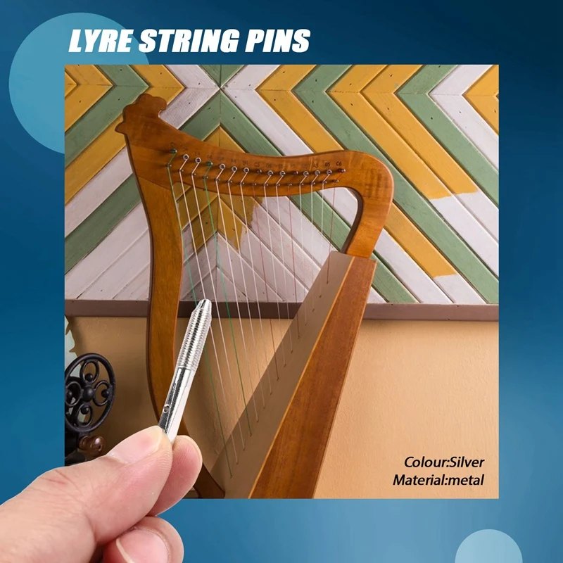 10 шт. штифты Lyre для Laiyaqin Маленькая Музыкальная гирлянда Lyre греческий инструмент Lyre музыкальные Струнные инструменты