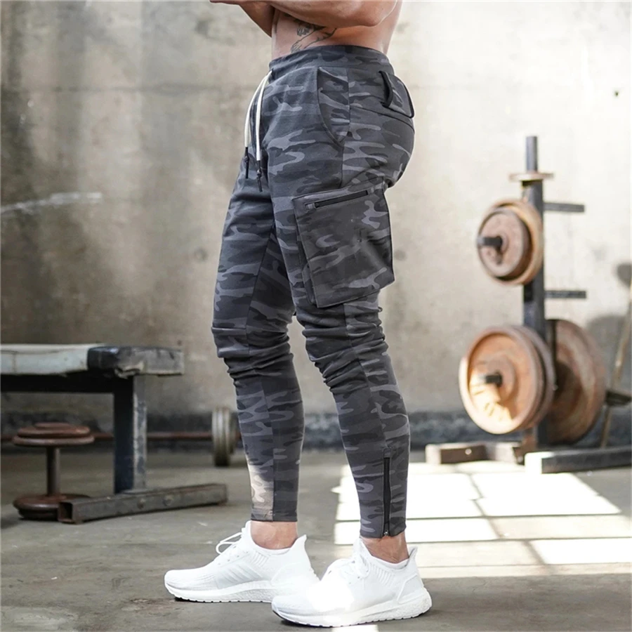 Calça de ginástica masculina casual de moletom, calça cargo, streetwear masculino, calça esportiva de ginástica, 2022