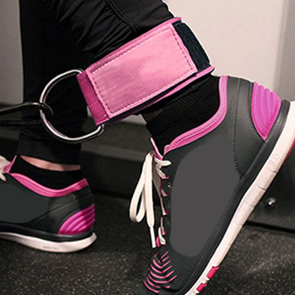 

2Pcs Ankle Wrap Band Adjustable for Cable Machine Fitness Gym Leg Training Equipment Portable Ankle Protection Strap