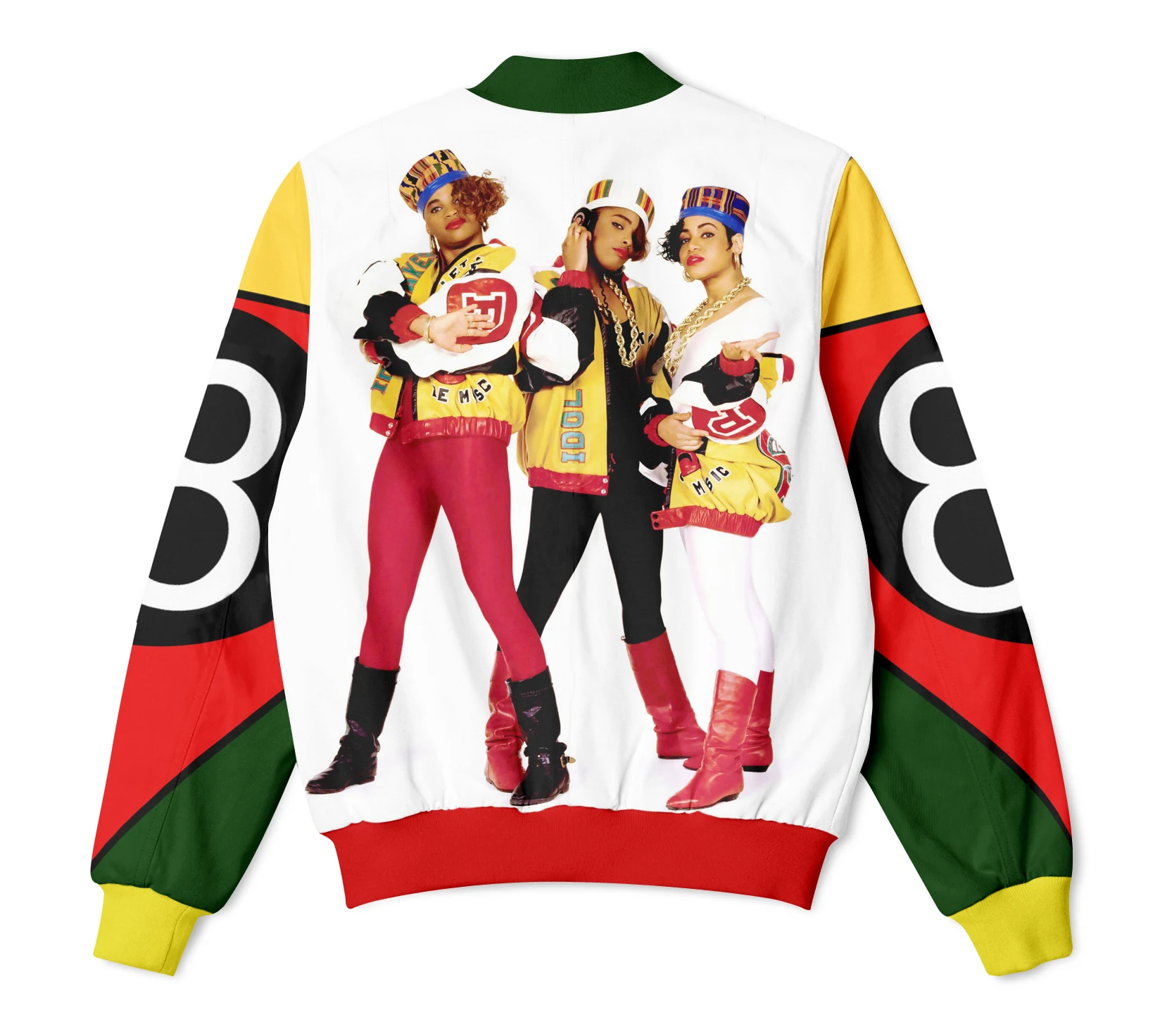 Family Salt-n-Pepa-8ball 3D Print Plus Size Salt Pepa Jacket Alpine Star Number Logo Basket Ball Jacket Fashion Oversized Custom