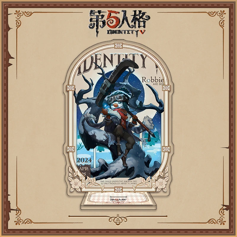 Game Identity V DIY Stand Acrylic Anime Figure Lucky Guy Reznik Emma Woods Helena Adams Model Plate Desk Decor Keychain 15cm