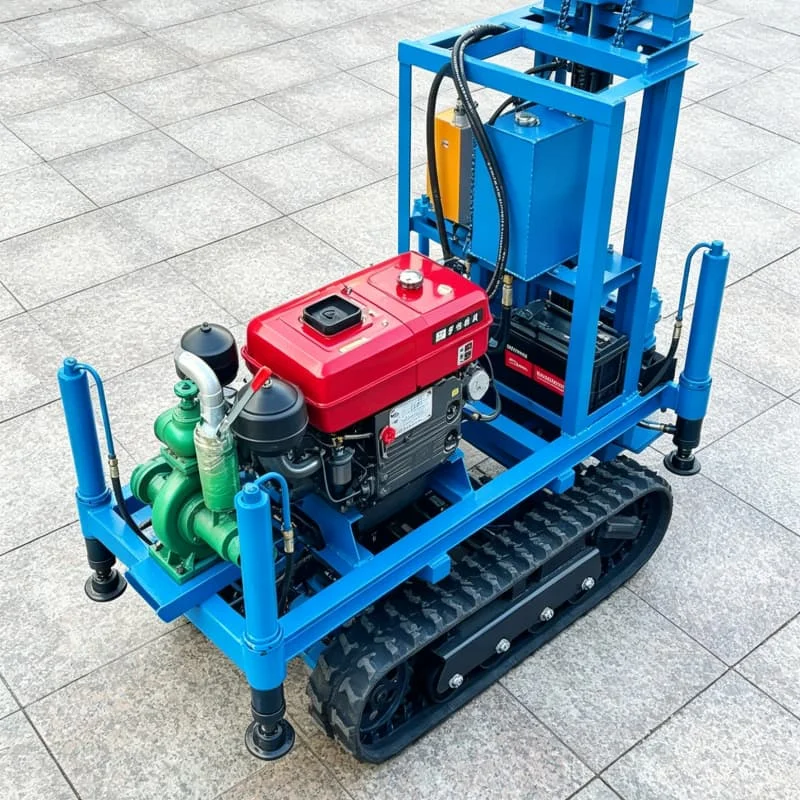 

Customized Crawler Diesel Hydraulic Drilling Rig, High Power Drilling Rig, Full Hydraulic Core Drilling Machine