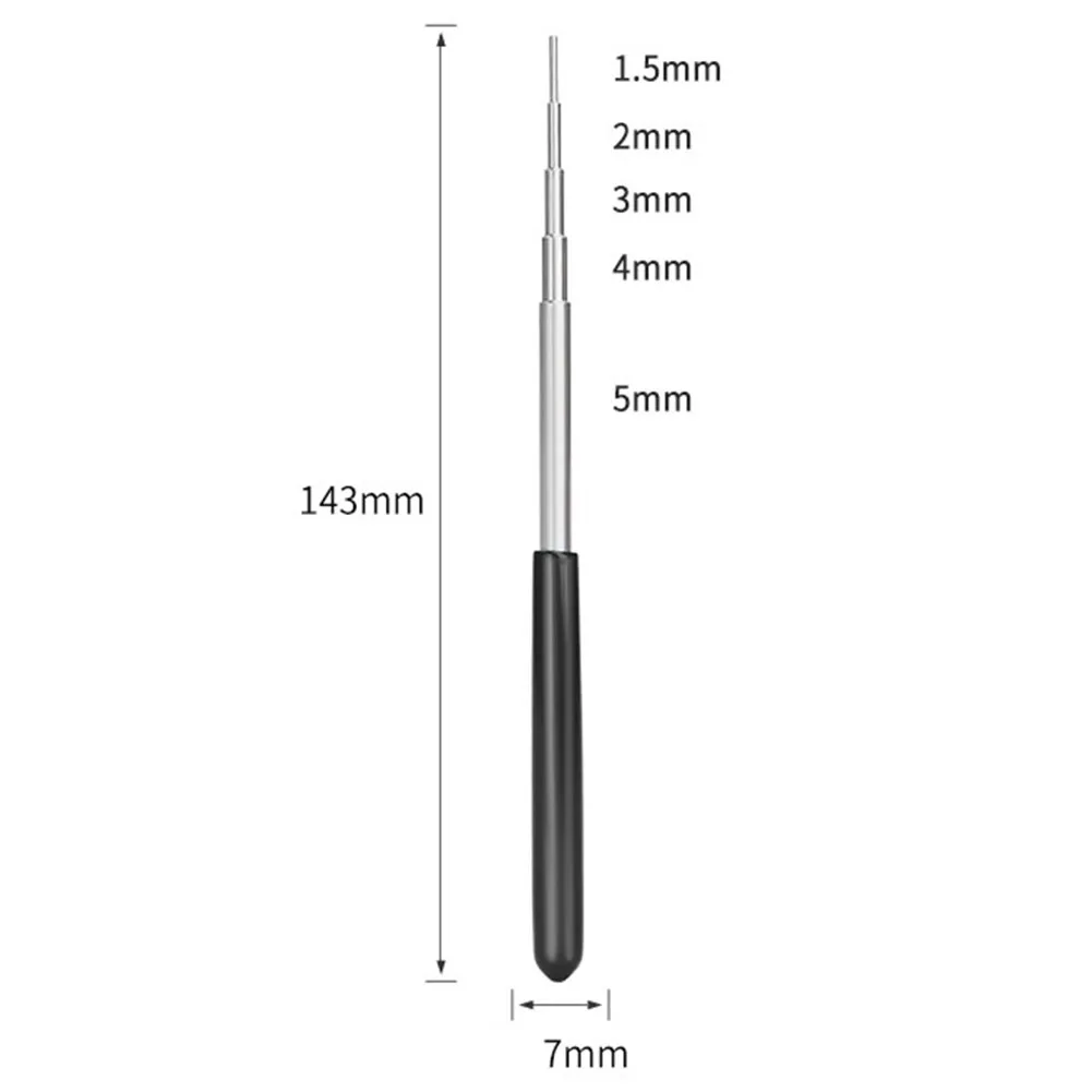 Black And Silver Mandrel Rod Mandrel Rod Wrapping Wire Jig Tool Rubber Handle Creating Jump Rings For A Various Wire Work