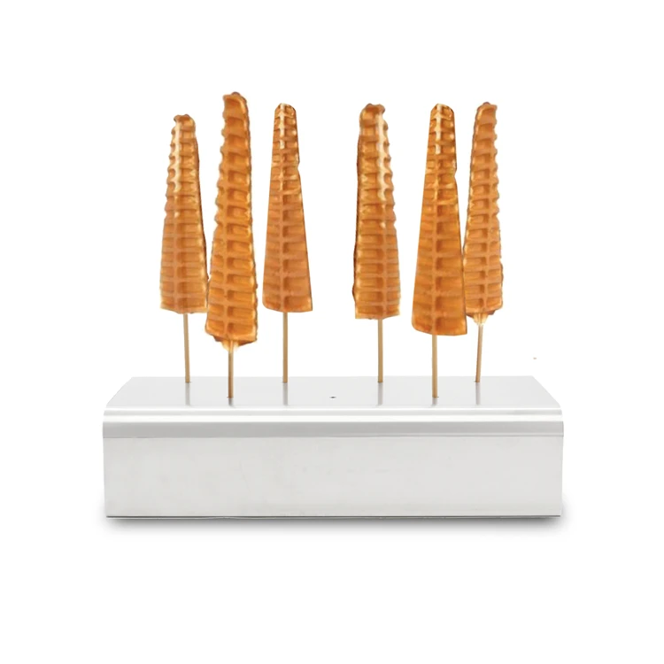 Commercial 110v 220v Electric Long Belgian Waffle on A Stick Maker Baker Machine with making Tool Set Lolly waffle maker machine