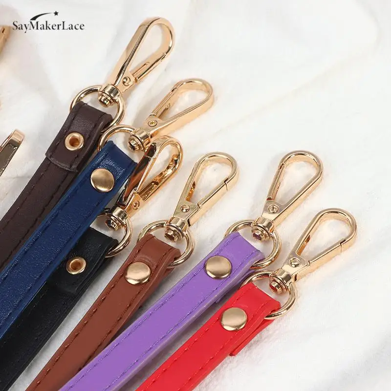 28cm Short Shoulder Strap Replacement Belt Artificial PU Leather Comfortable Handle Strap Bag Belt Fashion Bag Handle BagStrap