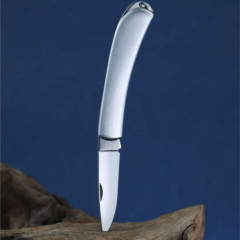 Folding Fruit Knife Camping Kitchen Sharp Mini Folding Stainless Steel Pocket Outdoor Pocket Practical Travel Mini Faca Inox