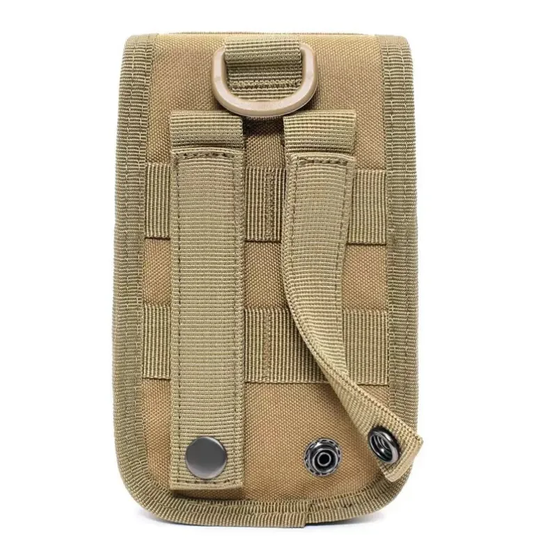 Cell Phone Holster Pouch Molle Attachment Gadget Bag Hunting Travel EDC Double Layer Tool Bag for 4.7