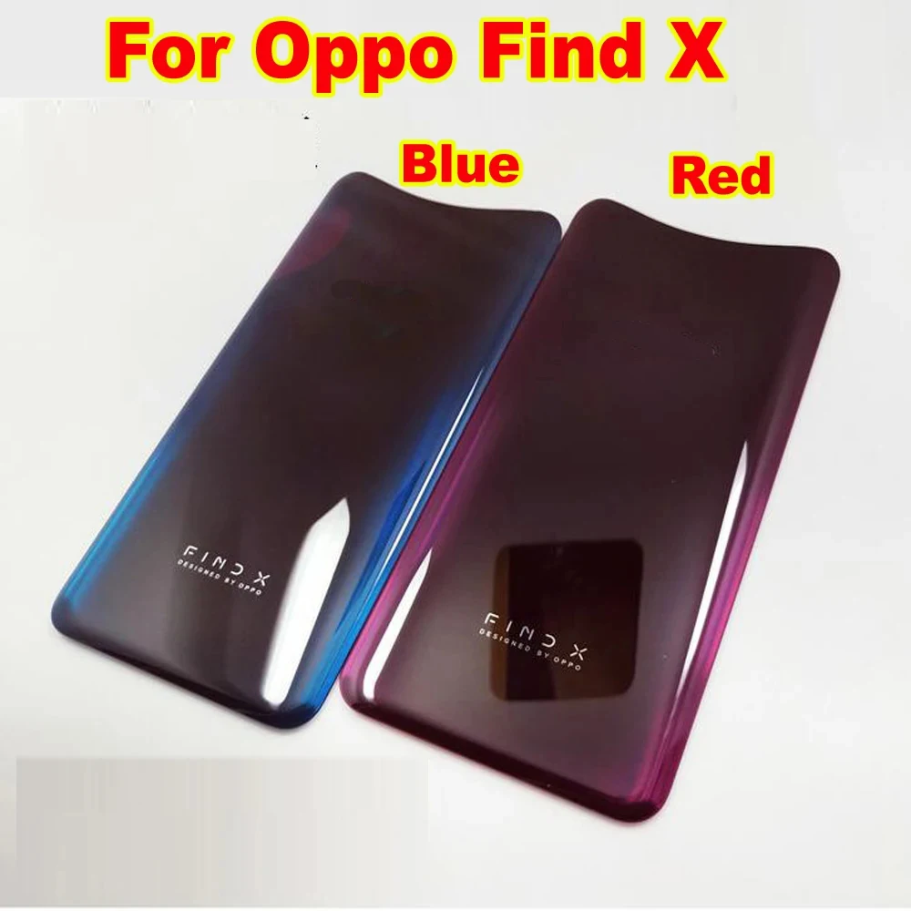 High Quality NEW For oppo Find X Back Battery Cover Glass Panel Rear Door Case Housing Lid Phone Shell Replacement