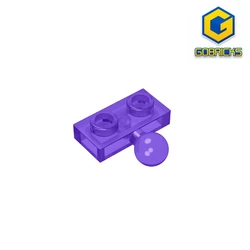 Gobricks GDS-849 Plate,Modified 1 x 2 with Tow Ball on Side compatible with lego 14417 children's DIY Educational Building Block