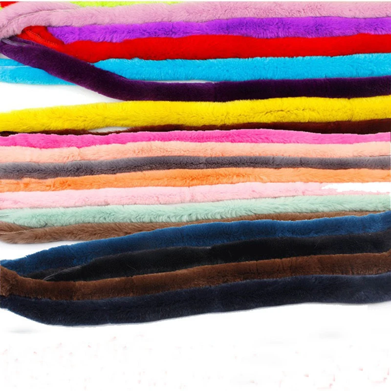 شريط من فرو الأرانب الصناعي ، شريط فرو صناعي منفوش ذاتي الصنع ، خياطة تشذيب ، مشغولات أزياء ، مواد ملابس ، 5 أمتار