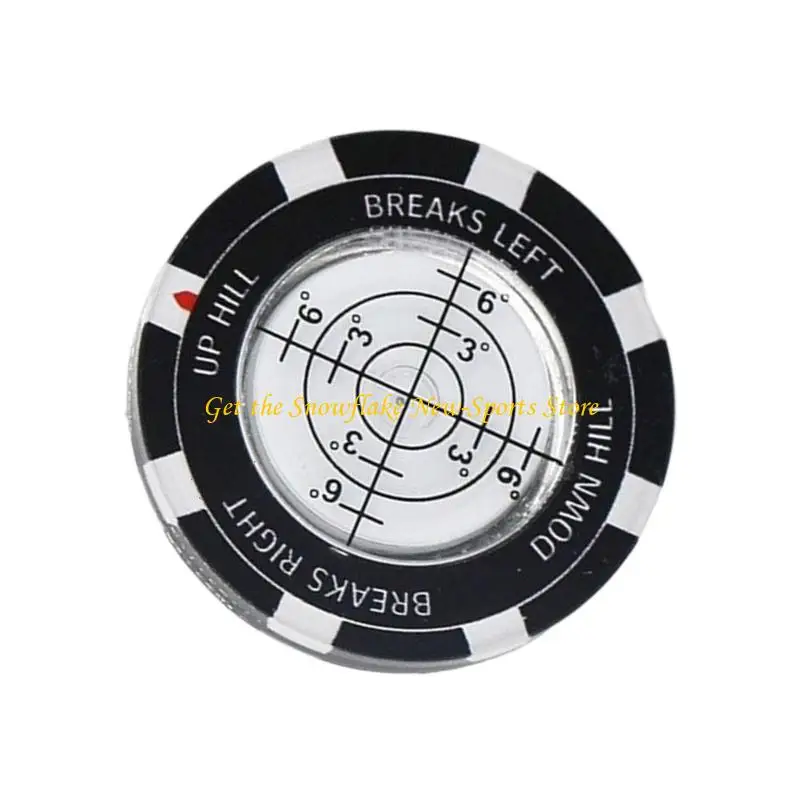 E56D Golf Putt Ball Marker High Accurate Round Golf Putt Reader Golfing Putting Aid for Enhancing Performances
