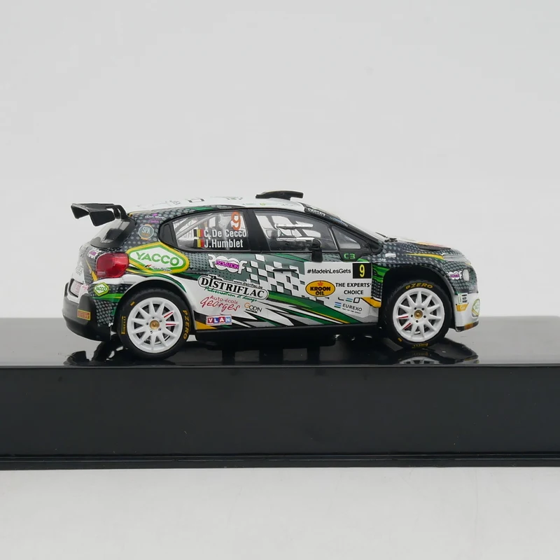 Ixo 1:43 Scale Diecast Alloy Citroen C3 WRC 2021 Toys Cars Model Classic Nostalgia Adult Gift Collection Souvenir Static Display