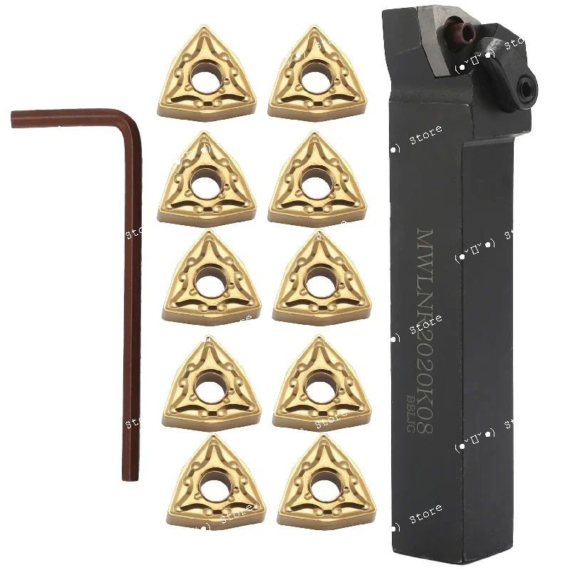 

Сверлильная насадка Gripper 1 MWLNR2020K08 + 10 штук WNMG080404, инструмент для ЧПУ