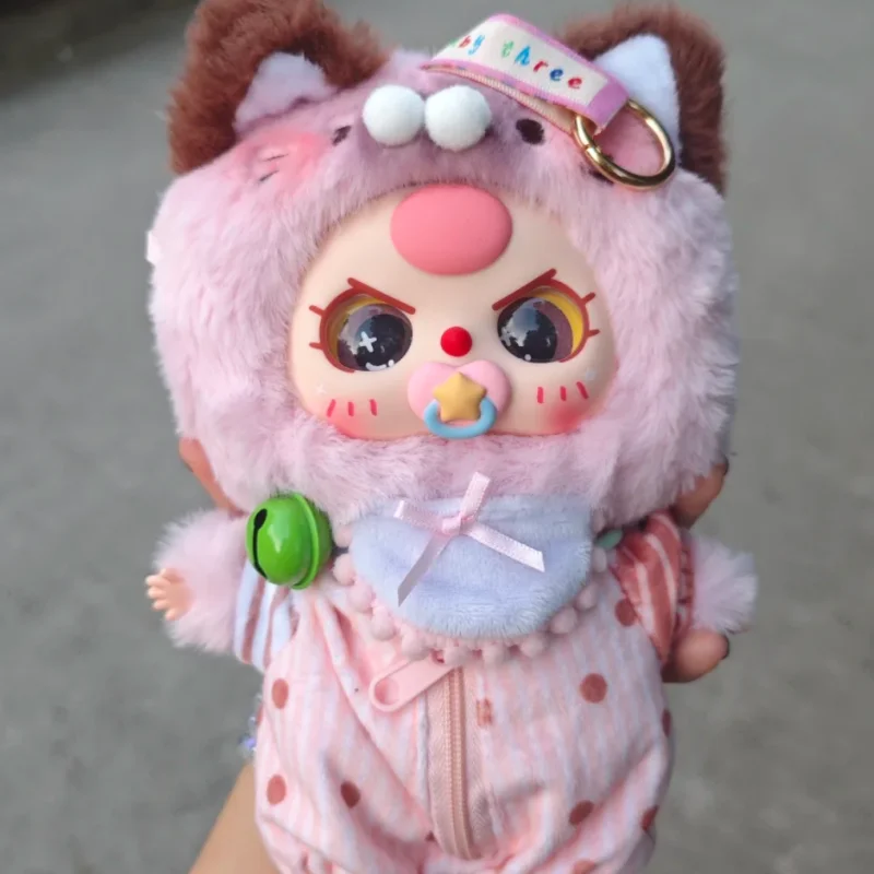 طفل ثلاثة وا سان سوي القط خزانة سلسلة صندوق أعمى لطيف ألعاب من نسيج مخملي العصرية المفاتيح أصيلة الفتاة هدية عيد ميلاد #3