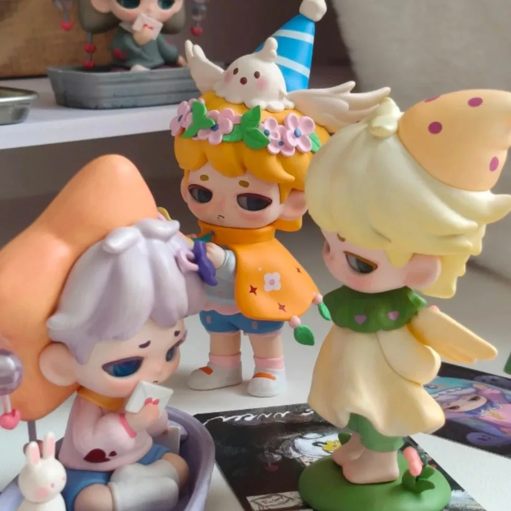 Mann STORY – boîte aveugle série The Imaginative Me, modèles de poupées de dessin animé, jouets, ornements de bureau, cadeaux d'anniversaire
