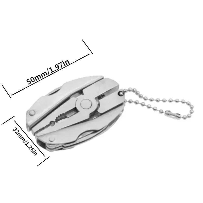 1/3/5PCS Multifunctional Pliers Mini Lightweight Portable Multifunctional Turtle Back Pliers Beetle Pliers Turtle Folding Pliers image 4