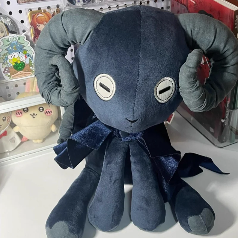 

KUDOLL Cthulhu Black Goat Plush Doll Cute Soft Velvet Sitting Plushie Stuffed Toy Gift For Kids Adults Lovecraftian Home Decor