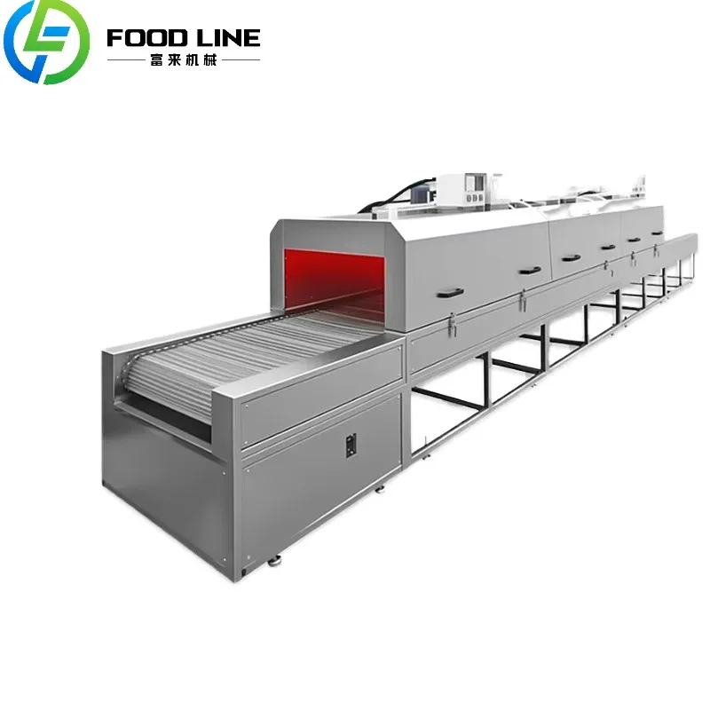 Tunnel Oven Automatic Conveyor Baking Machine For Bakery Food Processing With Digital Temperature Control