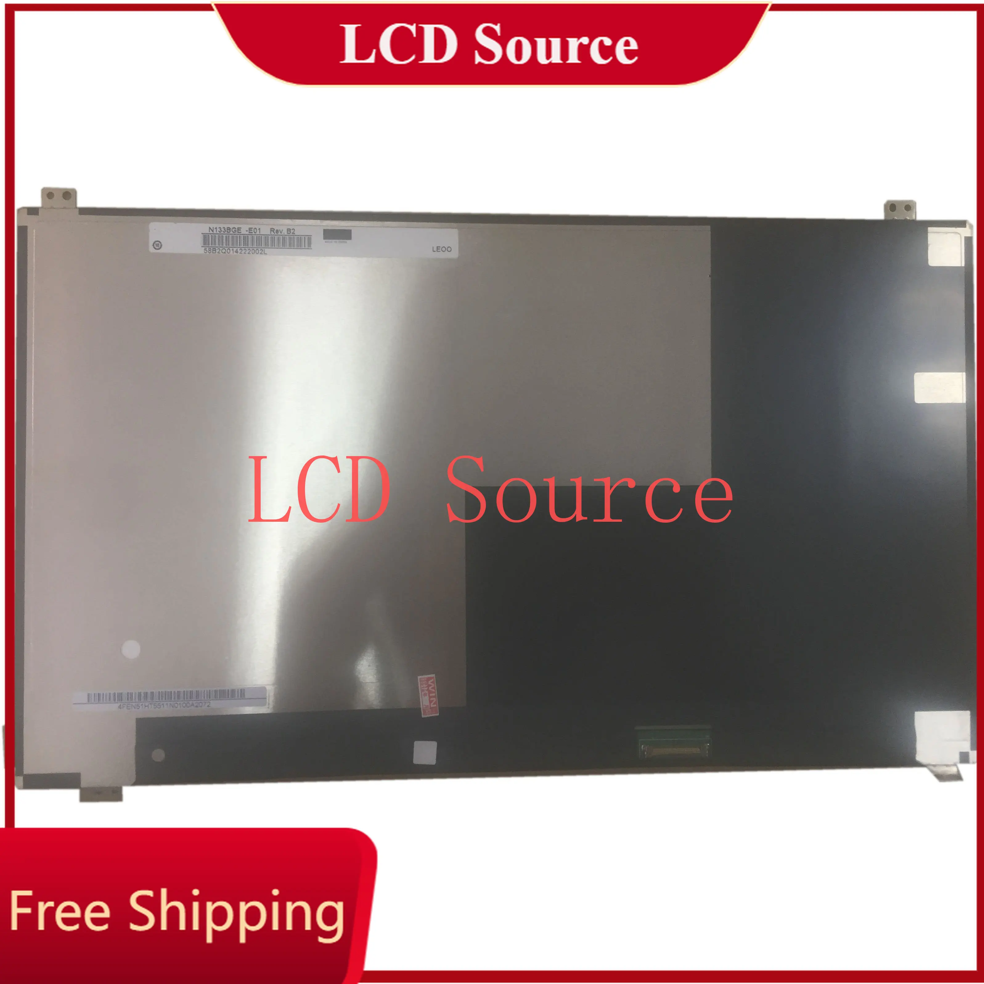 N133BGE-E01 fit N133BGE-E61 Rev. B1 eDP 30PIN Slim LCD LED SCREEN Panel LCD Laptop LED Display Screen