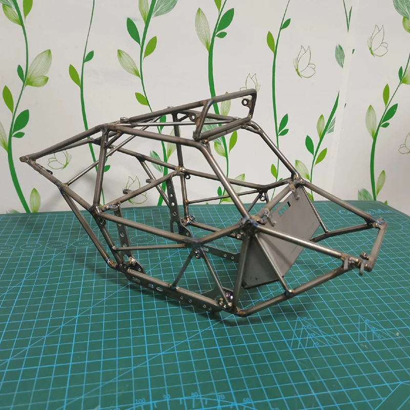 

W6 Ucfab Titanium Alloy Tube Frame Roll Cage Frame for 1/10 RC Crawler Car AXIAL SCX10 90046 90047 Upgrade Parts