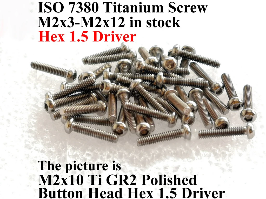 Button Head M2 Tita…