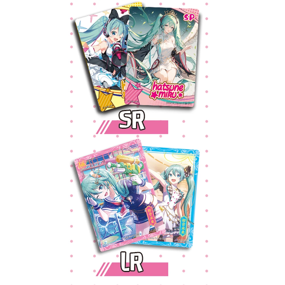 Hatsune Miku Card Symphony of Youth First Sight Bag Birthday Music Cute Girl Anime Character Collectible Birthday gifts