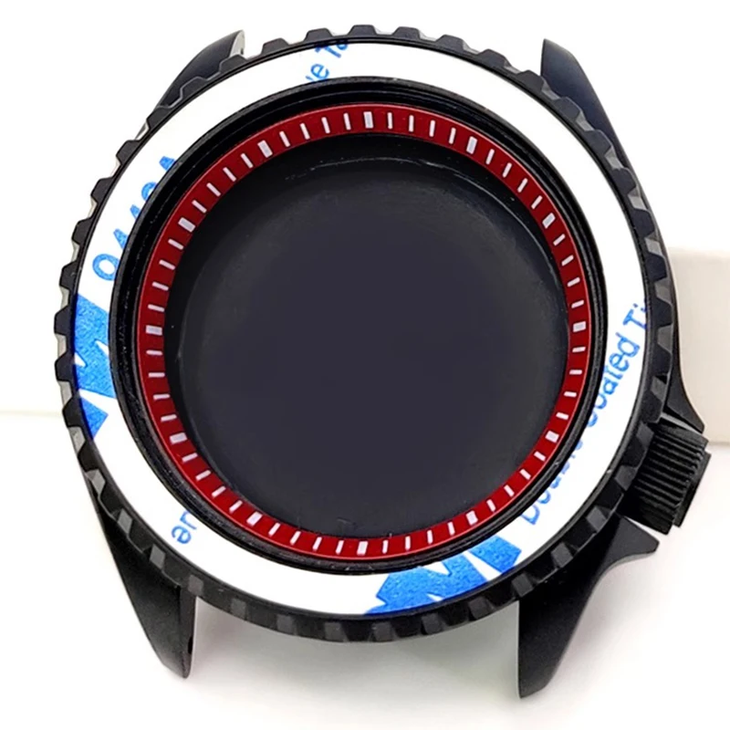 30,5 mm ​ Anillo de capítulo de plástico para Seiko SKX007 SKX009 SPRD, caja de reloj NH35, anillo interior modificado, piezas de reloj circular de sombra interior