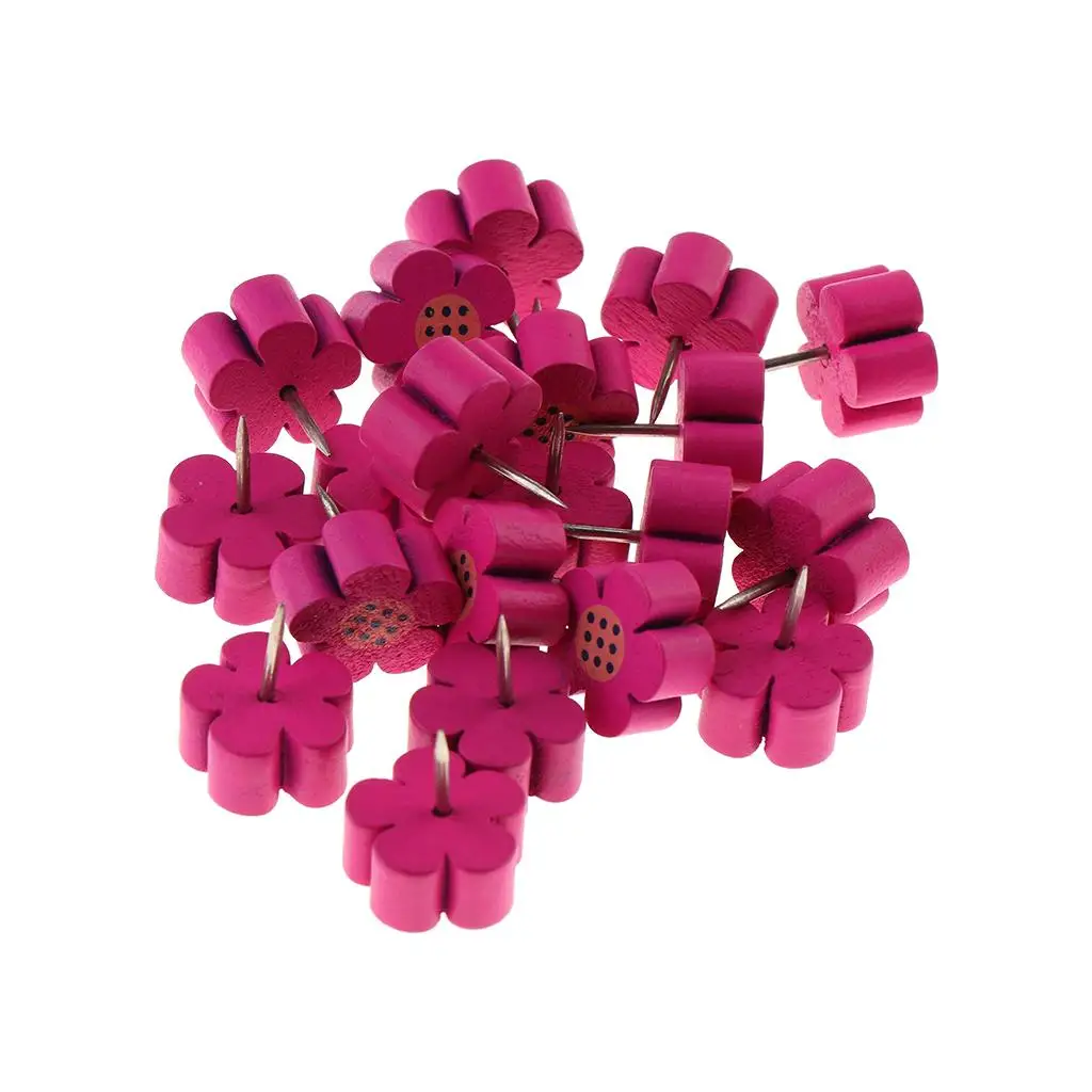 20pcs Pack Decorative Map Tacks Cork Board Push Pins for Fabric Making