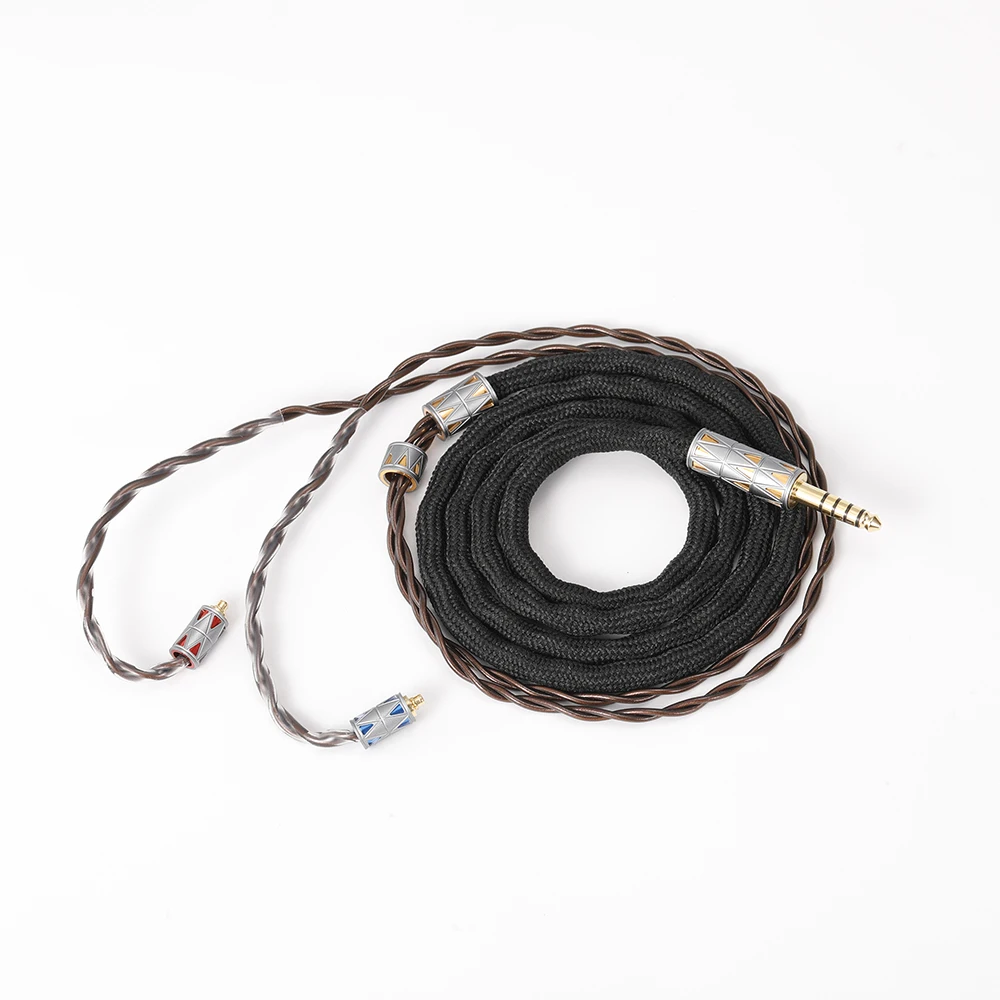 

HIFI Earphone Replacement Cable Zinc Copper Alloy Silver Plated Balance Cable ie900 ie600 MMCX/0.78 2Pin IEM Earphone Cable