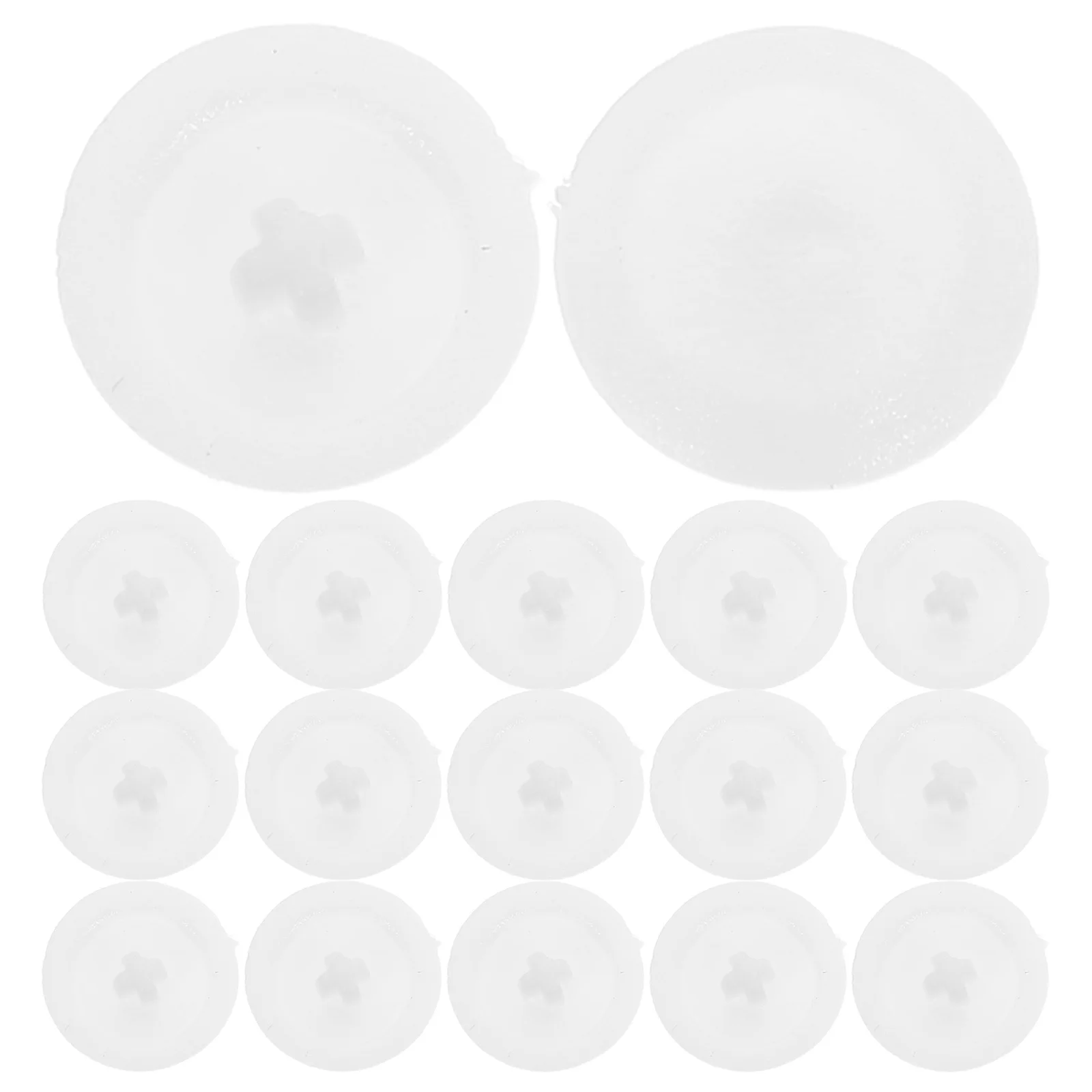 200 قطعة أغطية رأس المسمار الأبيض 12 مللي متر قبعات بلاستيكية مستديرة لخزانة أثاث لتقوم بها بنفسك المسمار المخفي التوصيل تحسين المنزل الأجهزة #3