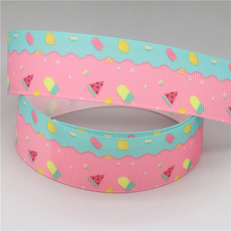 DHK 7/8\'\' 5yards Camera Horse Movie Cake Printed Grosgrain Ribbon Accessories Material Decoration DIY Sewing Craft C2655