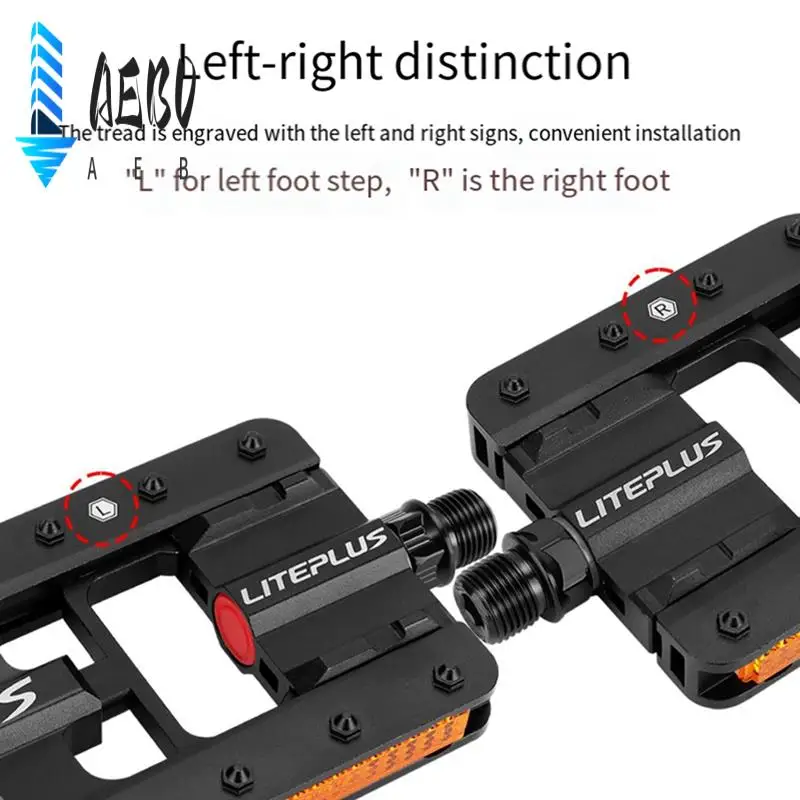 

AEB0-Liteplus складные велосипедные педали из алюминиевого сплава, противоскользящие ветровые маленькие колеса, складные велосипедные педали, аксессуары для велосипеда