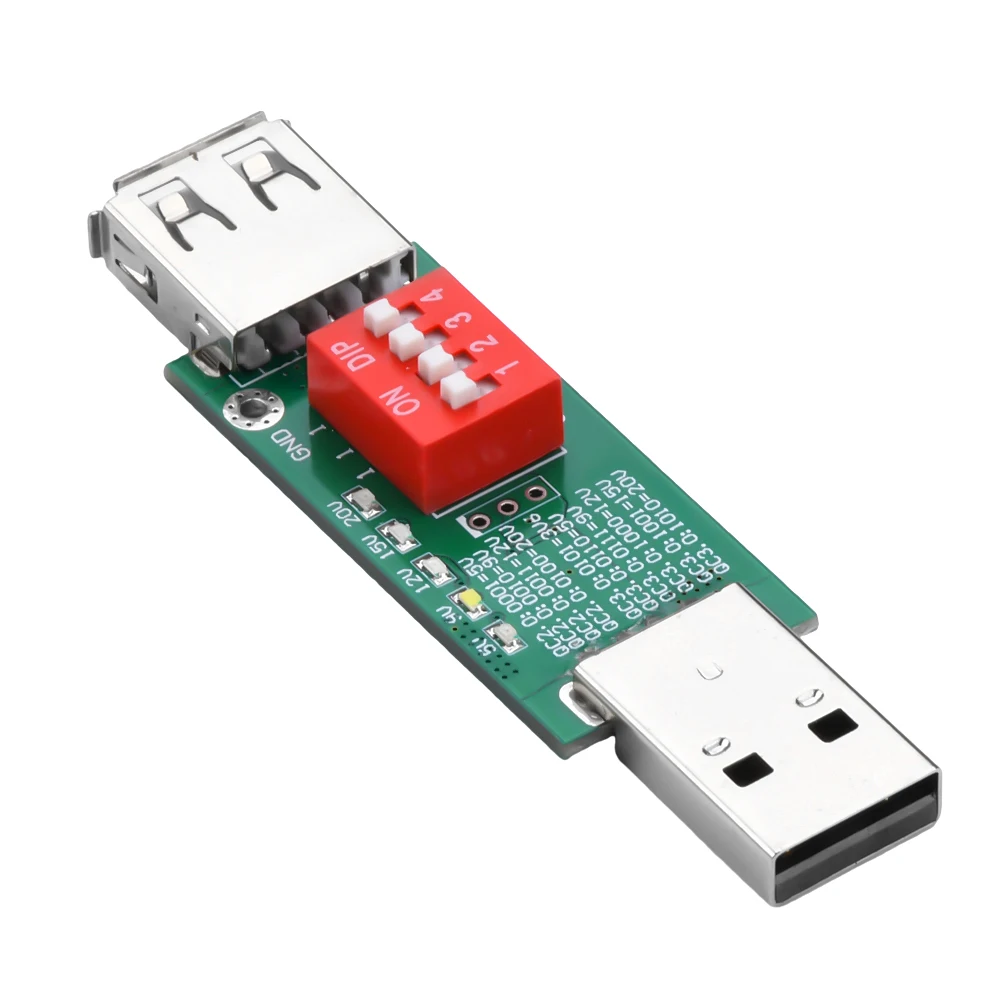 QC2.0 QC3.0 Szybki Protokół Ładowania Wyzwalacz Przynęty USB 5V/9V/12V/15V/20V Moduł Szybkiego Ładowania Moduł Oszustwa Starzenia Płytka Testowa