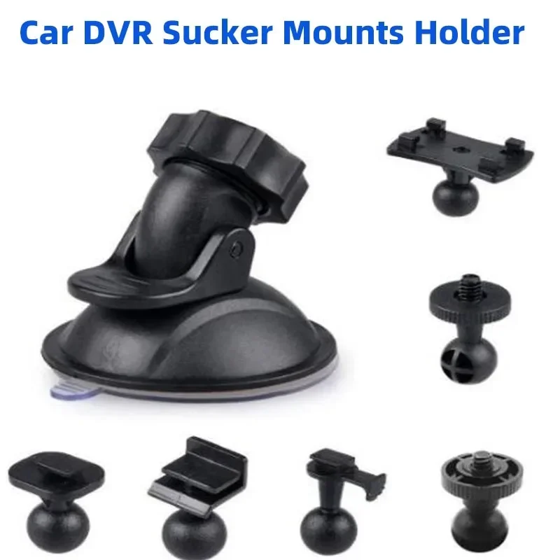 6 Types Adapter Car DVR Sucker Mounts Holder 360 degree Rotation Car Windshield Stand Video Recorder Camera Bracket