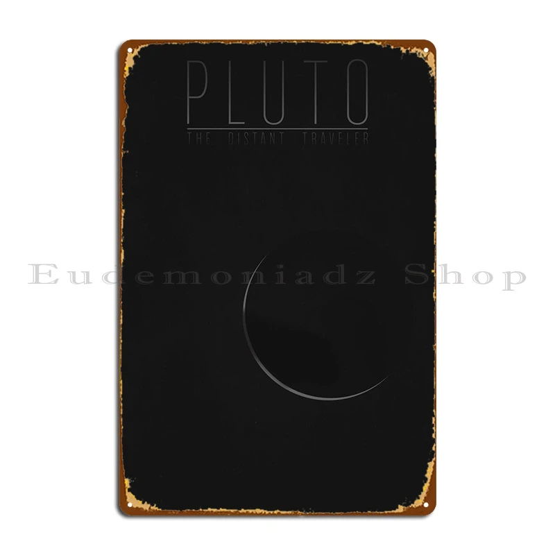 Pluto - The Distant Traveler 9/9 In The Complete Set Of ... Metal Plaque Design Wall Club Customize Designing Tin Sign Poster