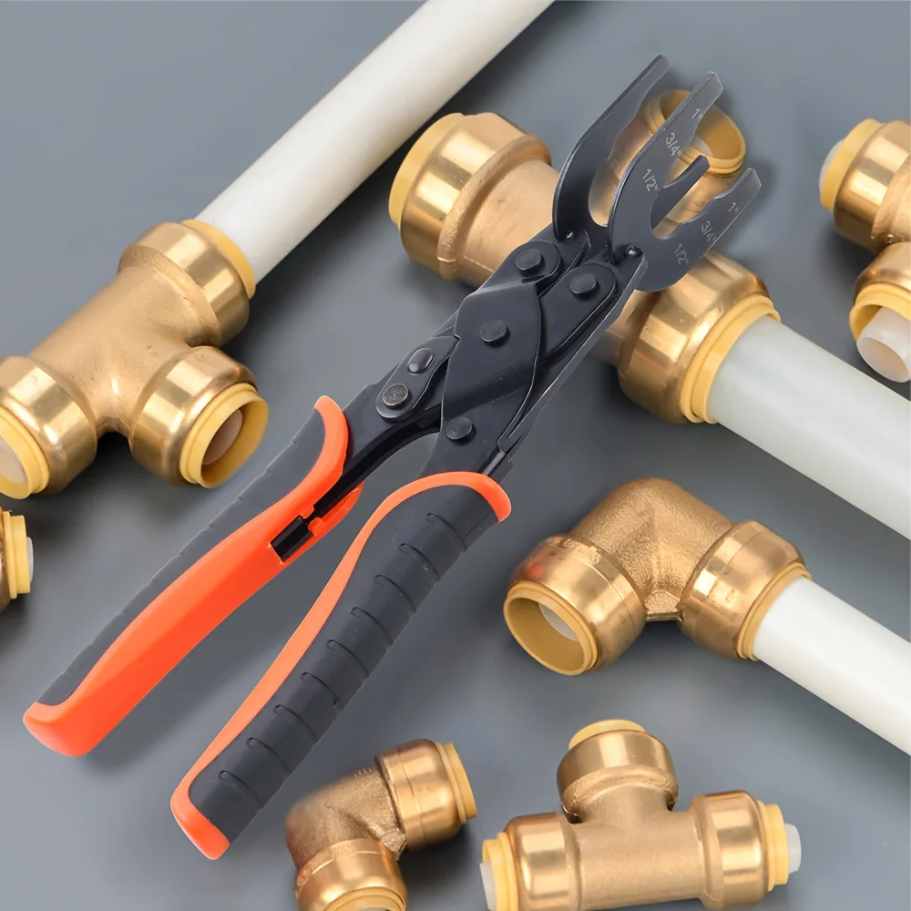 

Disconnect Tongs Tool for Push to Connect Fitting Removal for Demount Brass Fit Clamp for Copper Pipe