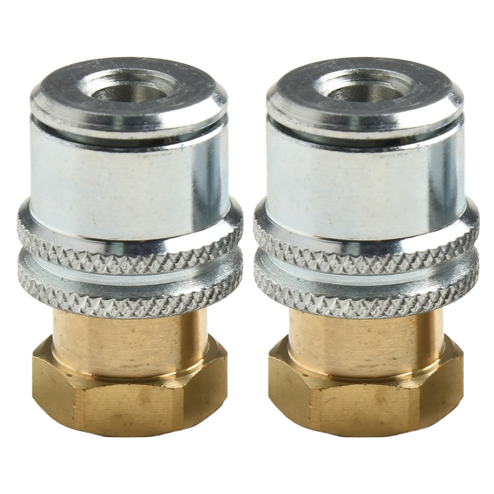 1/2Pcs Lock On Air-Chuck 1/4NPT Female Thread Adapter Quick Connect Brass Tire Air-Chuck For Inflator Tire Valve Accessories
