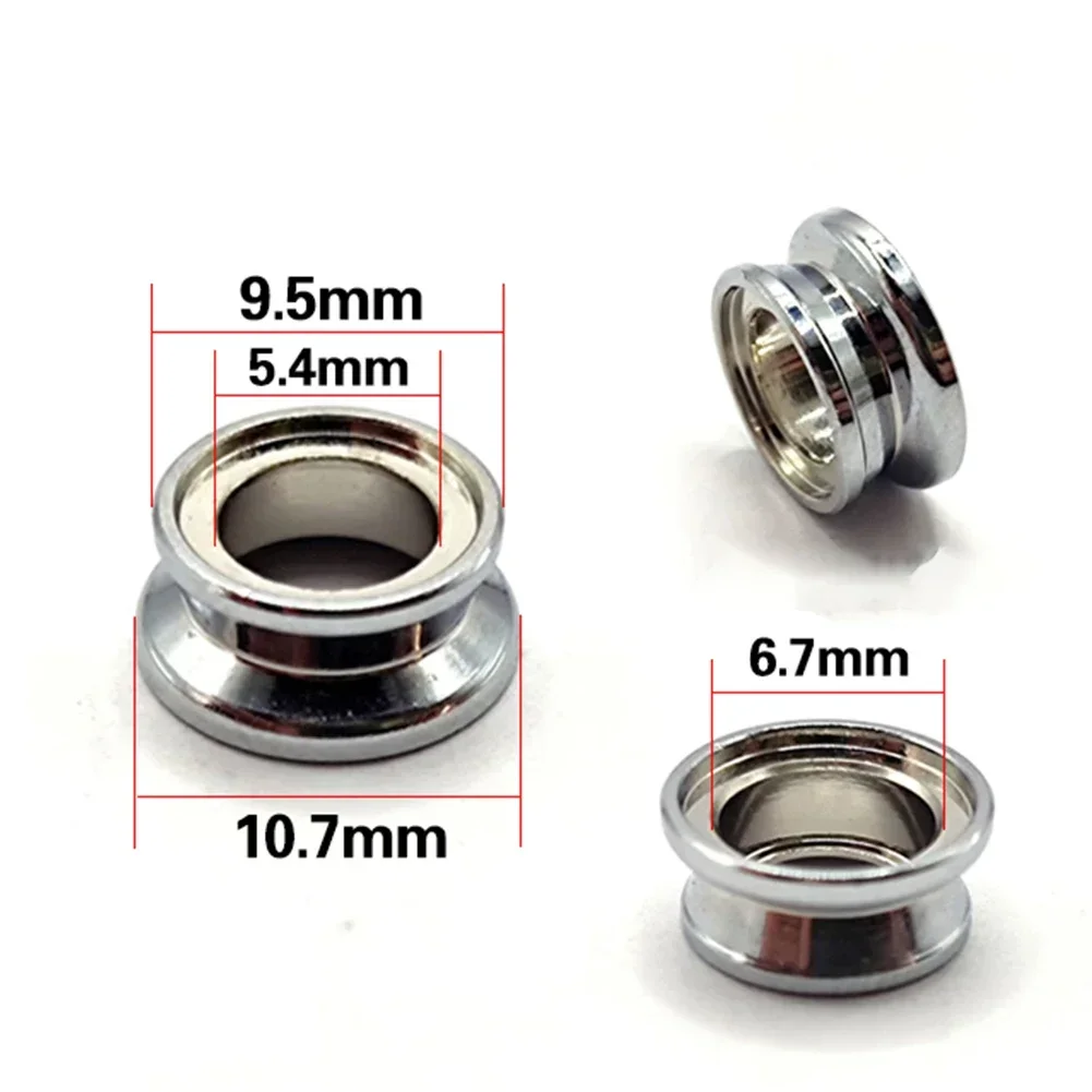 

1Pcs Throwing Ring 10.7X4.5mm For Veiros Metal Fishing Spinner Reel Throwing Line Ring Parts Practical Fishing Accessories