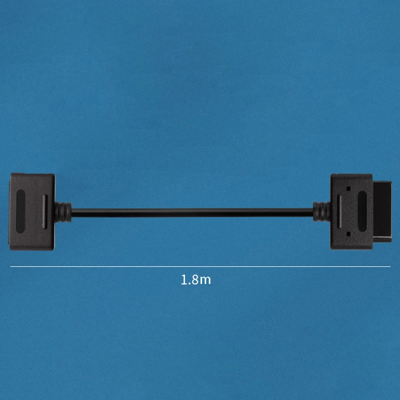 1.8 متر غمبد كابل لنينتندو سوبر فاميكوم SFC SNES أذرع التحكم في ألعاب الفيديو تمديد كابل لعبة وحدة التحكم الفاصل محول سلك الحبل