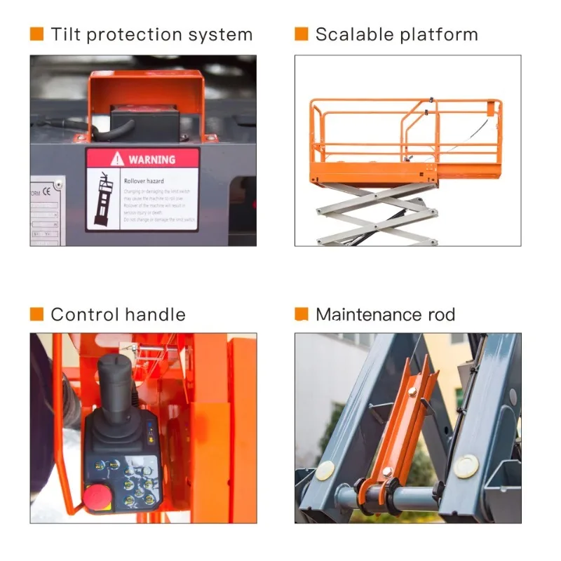 Neues Design Fabrik Großhandel mit schwerer Belastung, selbstfahrende Raupen-Scherenhebebühne, elektrische Hebebühne