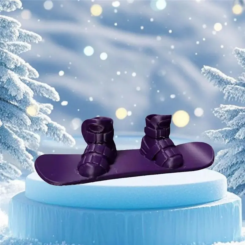 【Supernew】Mini Finger Snowboard, 3D Printed Finger Snow Board, Mini Skateboard Snow Board For Finger, Mini Skiing Finger view 5