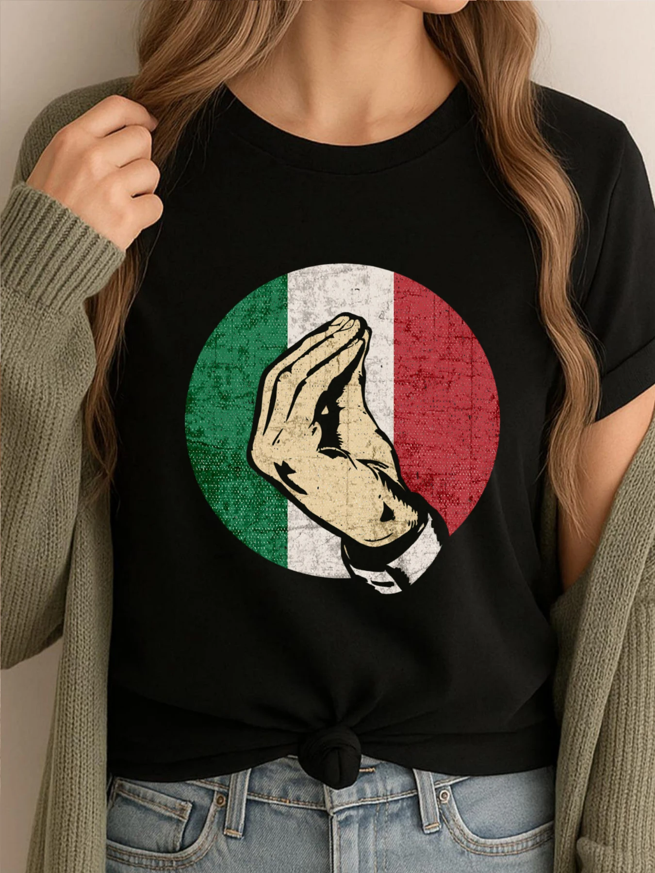 

Итальянский жест руки, язык Sing, забавный флаг Италии, винтажные товары с бесплатной доставкой, самые низкие цены, мужские футболки