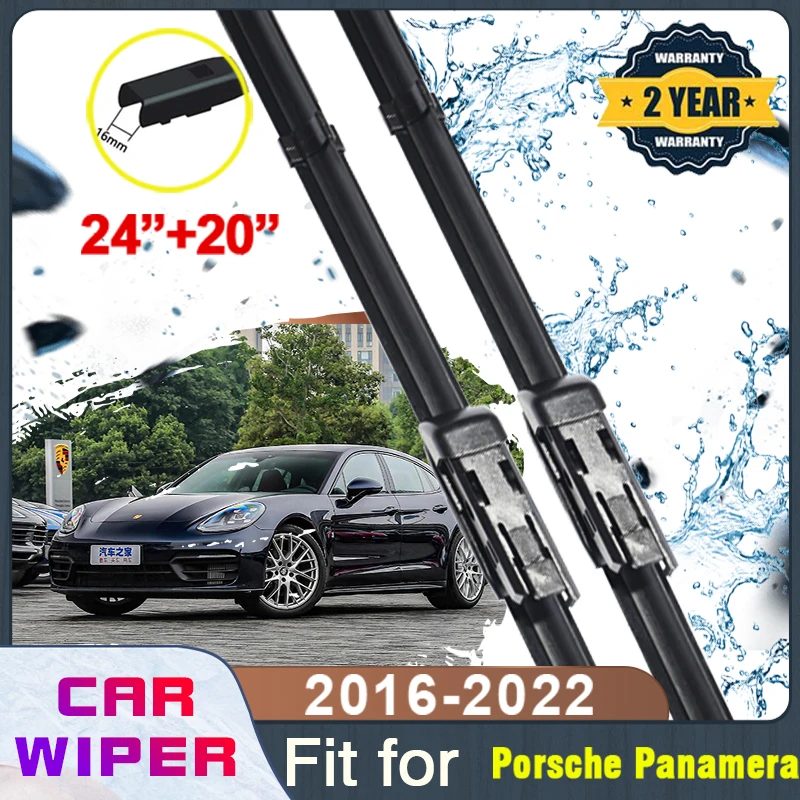 

Windshield Wipers For Porsche Panamera 971 Chassis G2 2016~2022 Auto Parts Front Windscreen Beam Blade Wiper Car Accessories