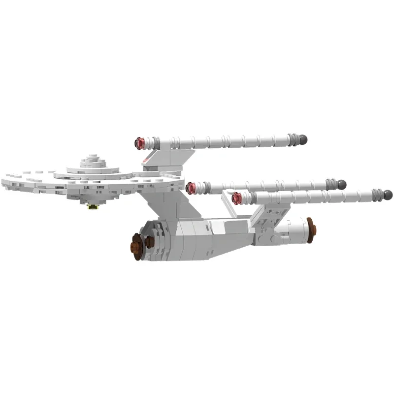 

1258pcs MOC Federation-Class Dreadnought Starship All Variants Smooth Edition Building Blocks Christmas Educational Gift