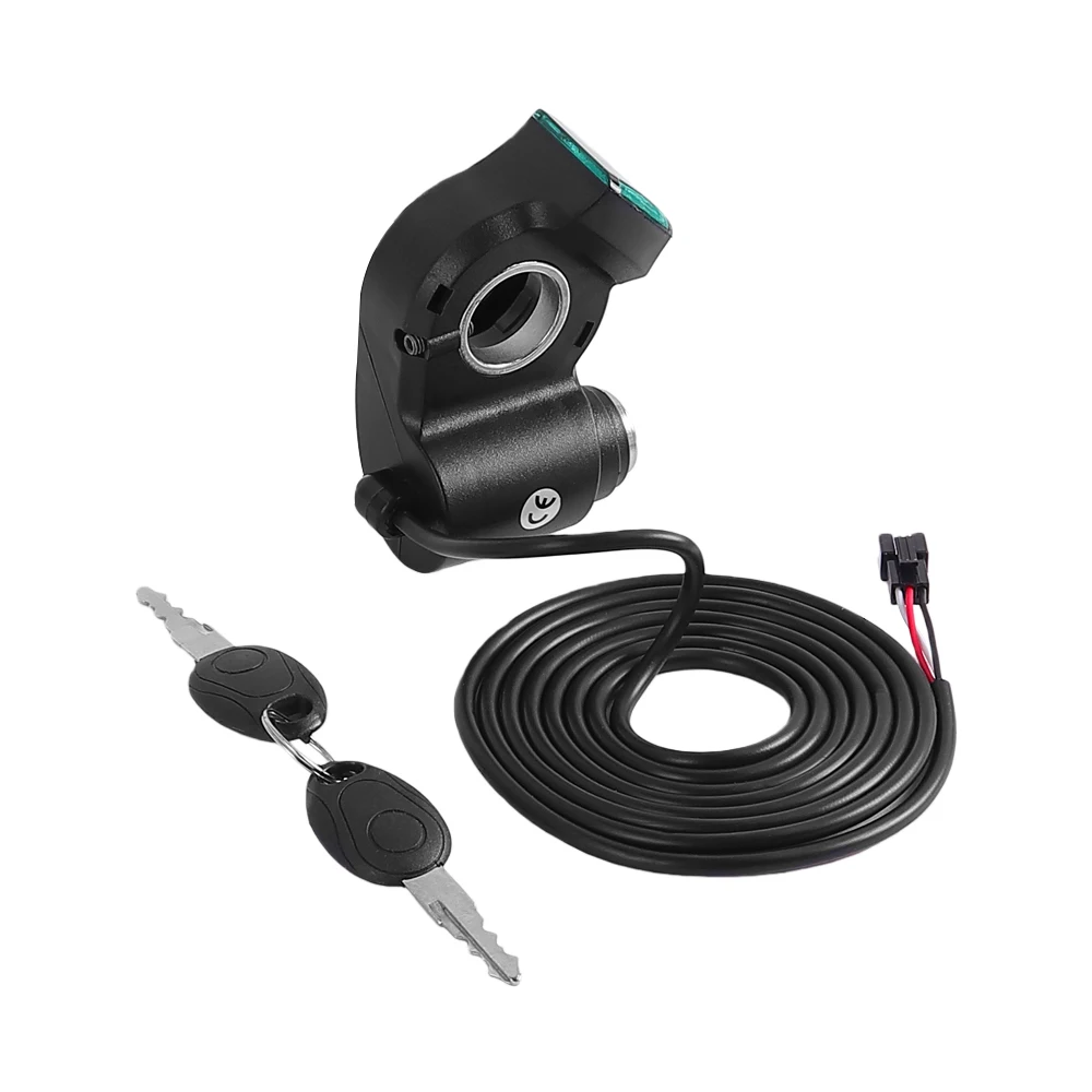 سكوتر كهربائي الإبهام خنق الفولتميتر الجهد الرقمي عرض التبديل الطاقة ل صفر 8X 10X 11X مفتاح إشعال مفتاح الطاقة قفل