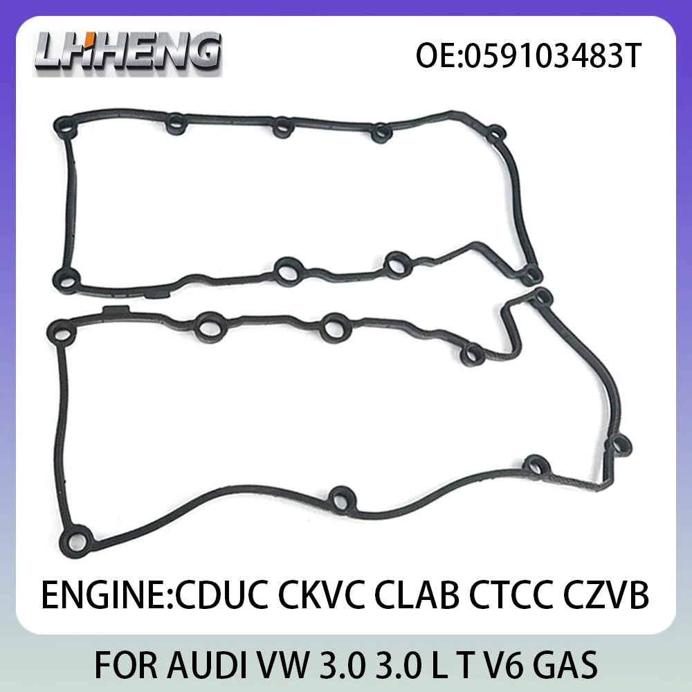 

Прокладка крышки клапана двигателя для AUDI A4 A5 A6 A7 A8 Q5 Q7 VW TOUAREG 3.0 L T 3.0L 059103483T 059103484 CVUB CTCC 07-18